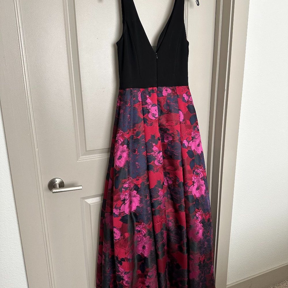 Avery G black and pink formal gown, size 10